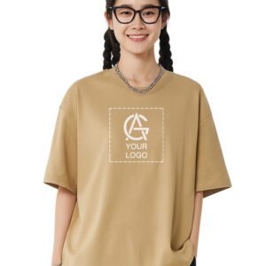 230GSM Oversized Drop Shoulder Trendy Round Neck T-shirt