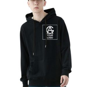 320GSM Loose Drop Shoulder Double-layer Looded Pullover Pocket Sweatshirt