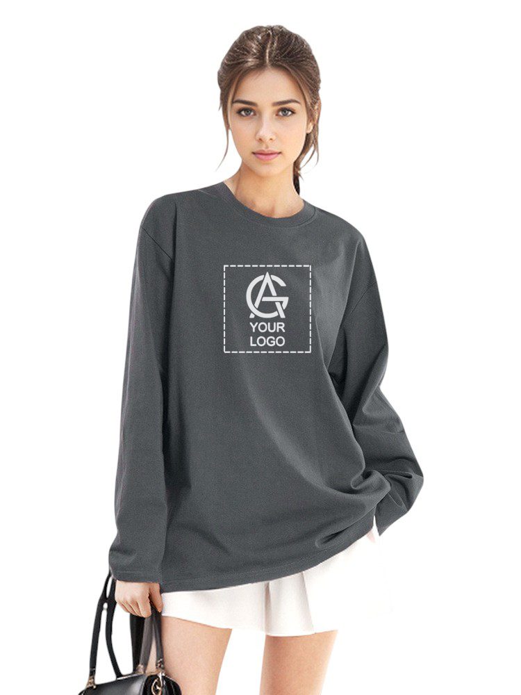 220GSM Pure Cotton Long-sleeved T-shirt