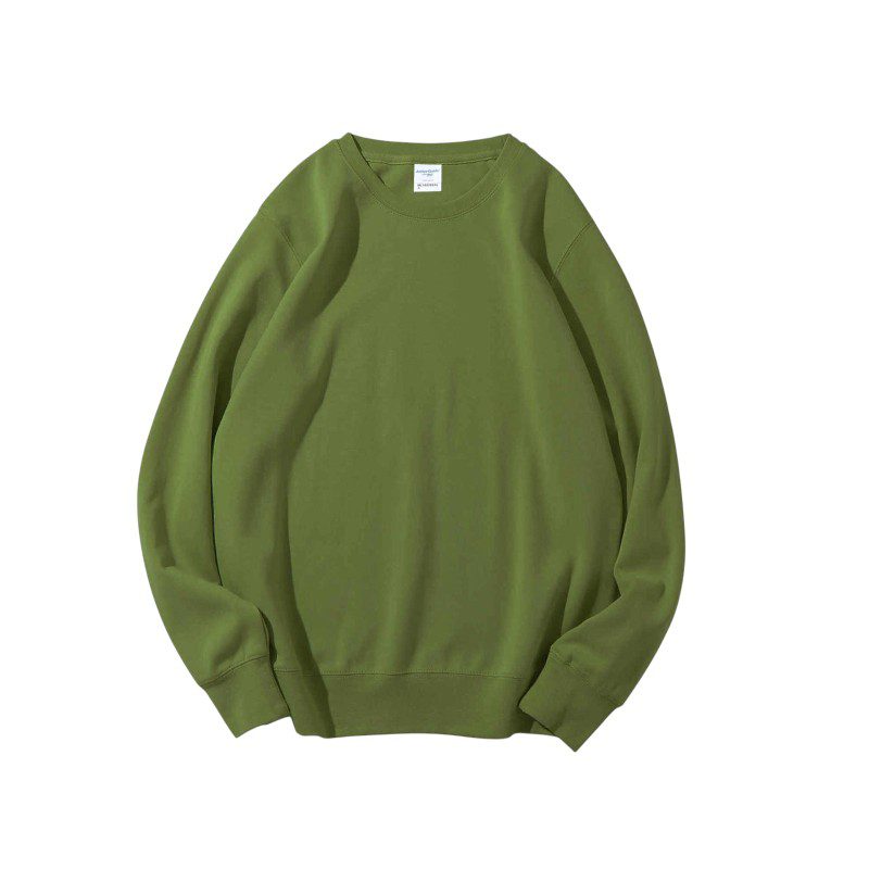 420GSM Fleece Round Neck Pullover Sweatshirt - Image 9