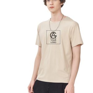 180GSM Pure Cotton Short-sleeved T-shirt