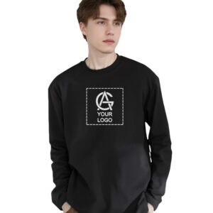 260GSM Straight Long Sleeve Round Neck T-shirt