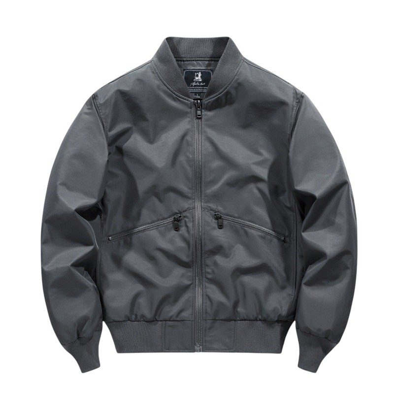 American Casual Stylish Loose-fitting Retro Flight Jacket - Image 3