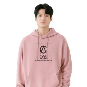 Drop Shoulder Trendy Hooded Sweatshirt