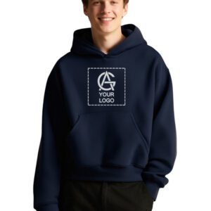 350GSM High Waist Short Hooded Pullover Sweatshirt