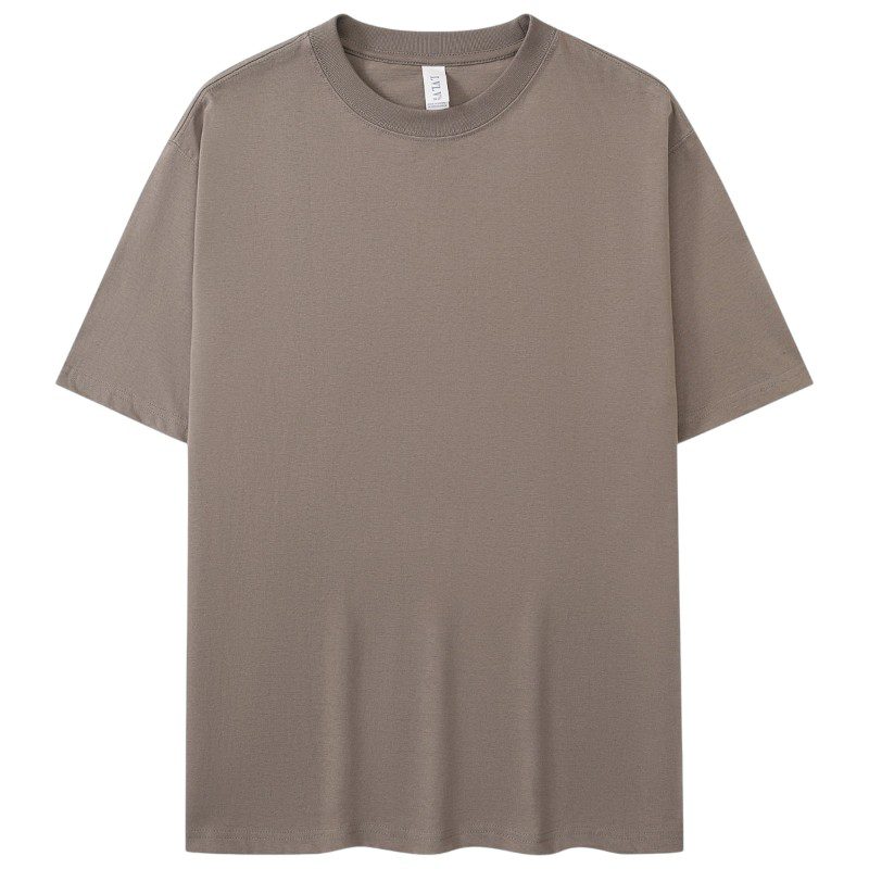 240GSM Heavyweight Retro Cotton Short-sleeved T-shirt - Image 8