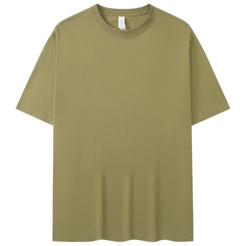 240GSM Heavyweight Retro Cotton Short-sleeved T-shirt - Image 9