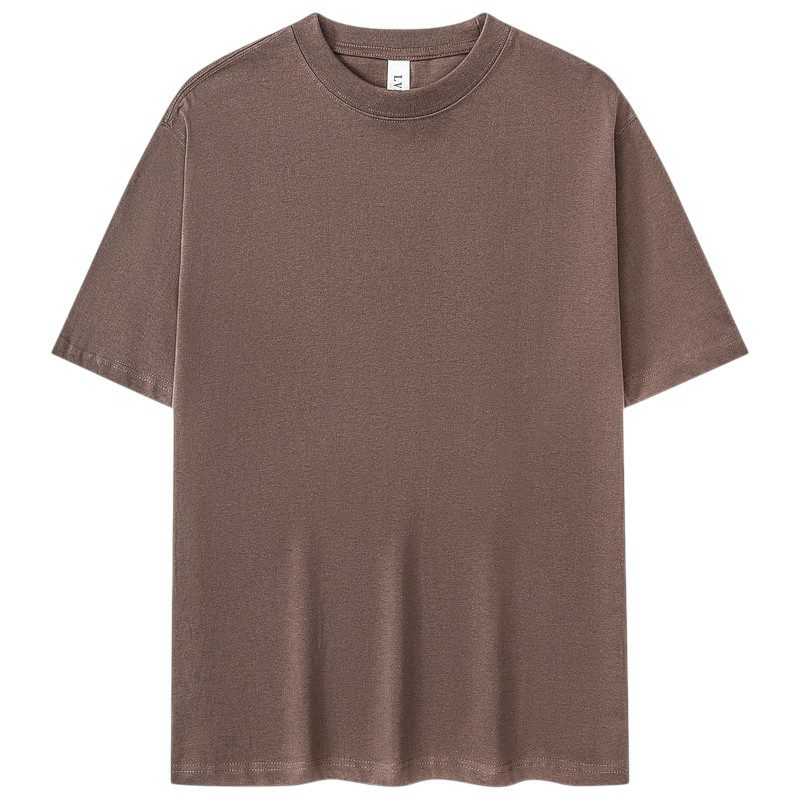 240GSM Heavyweight Retro Cotton Short-sleeved T-shirt - Image 10