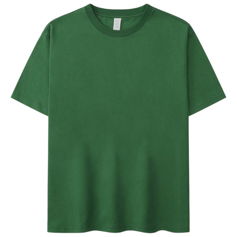 240GSM Heavyweight Retro Cotton Short-sleeved T-shirt - Image 13