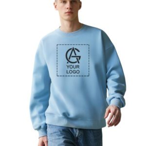 350GSM Cotton Loose Round Neck Sweatshirt
