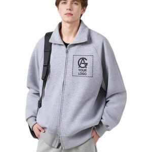 Casual Double Zipper Sweatshirt
